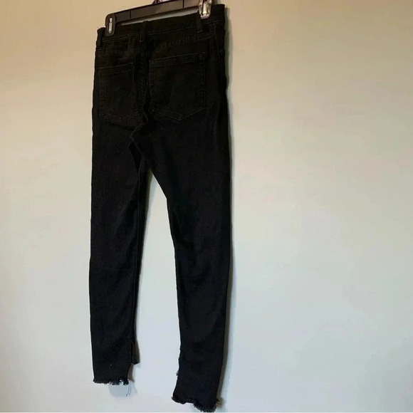 Frame  high low hem black jeans - Picture 3 of 5